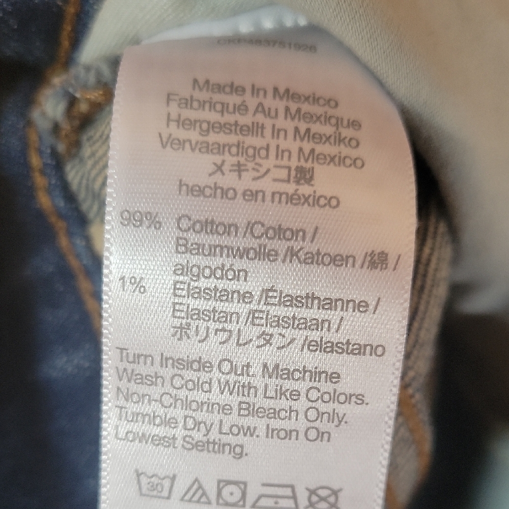 Madewell Mid Rise 90s Straight Leg Blue Denim Jeans Size 29 New without Tags - Picture 4 of 11